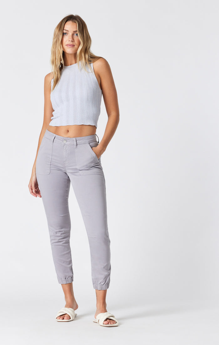 Ivy Silver Sateen