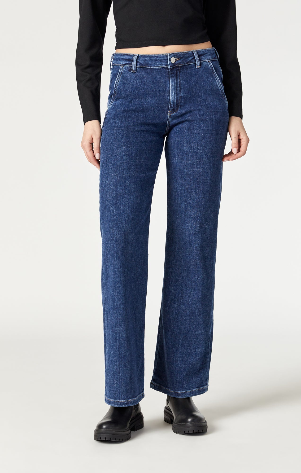 Miracle Jean Dark Feather Blue