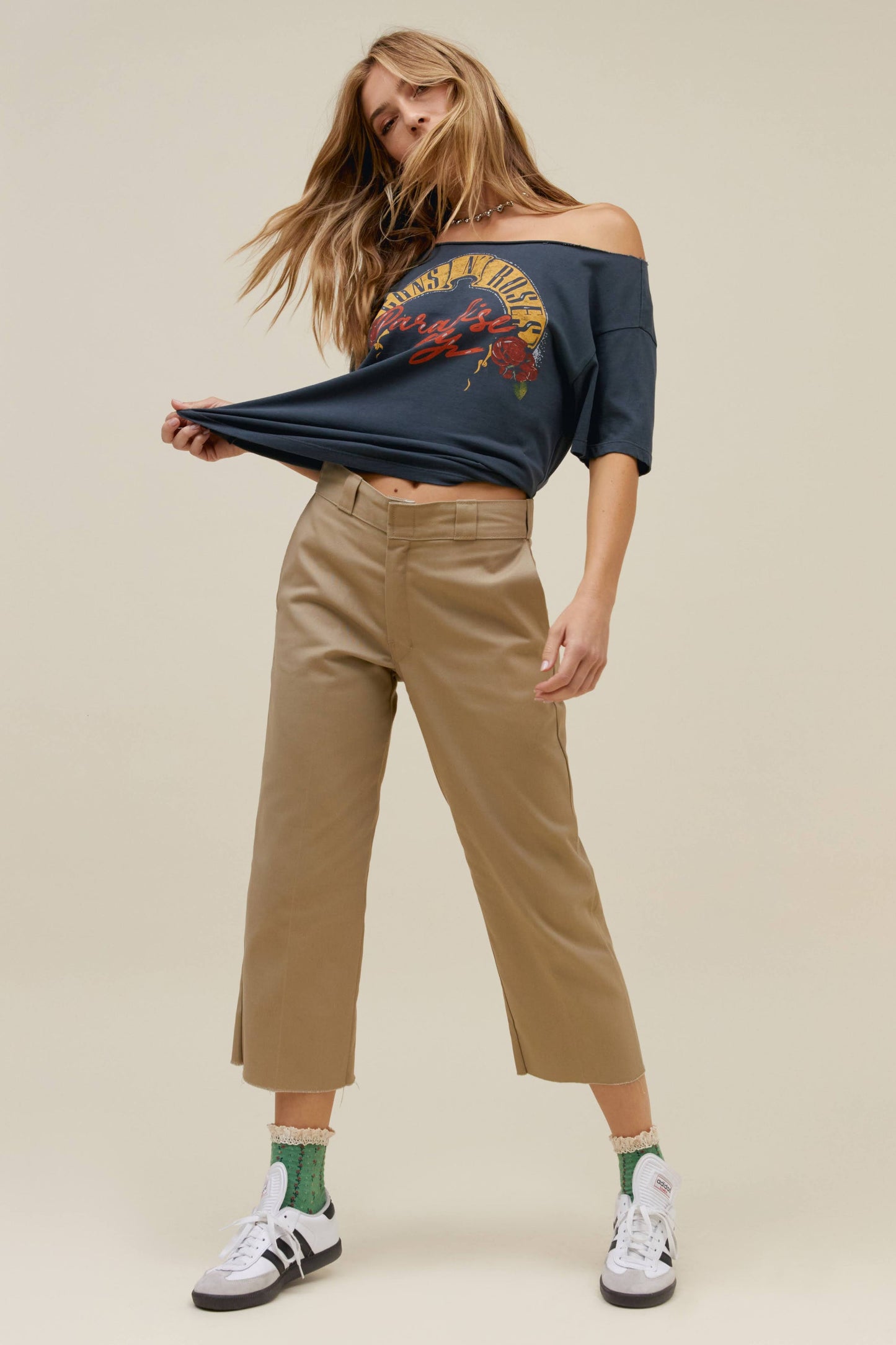 G'N'R Off Shoulder T - Paradise