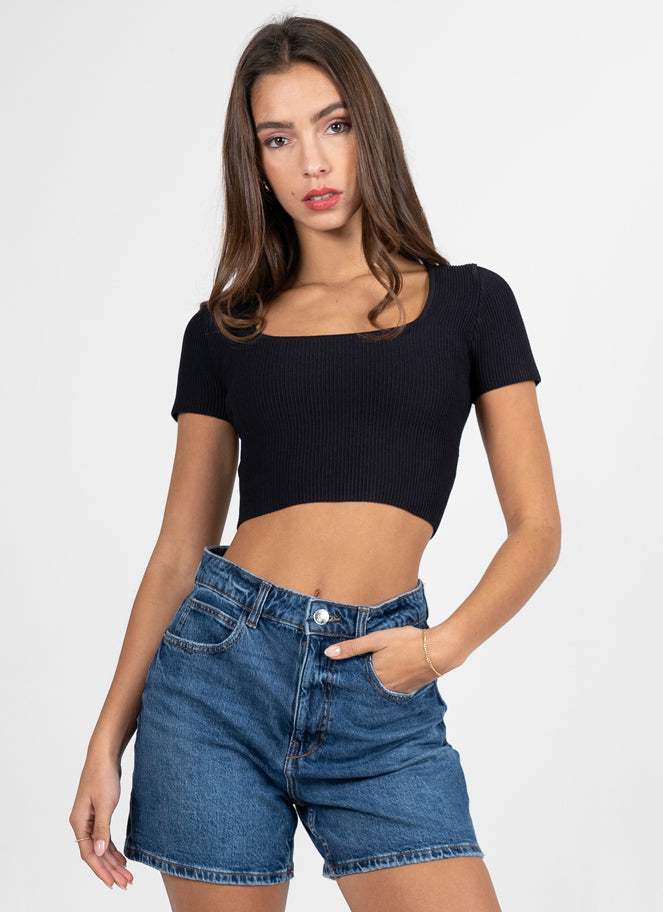 Ottoman Square Neck Top
