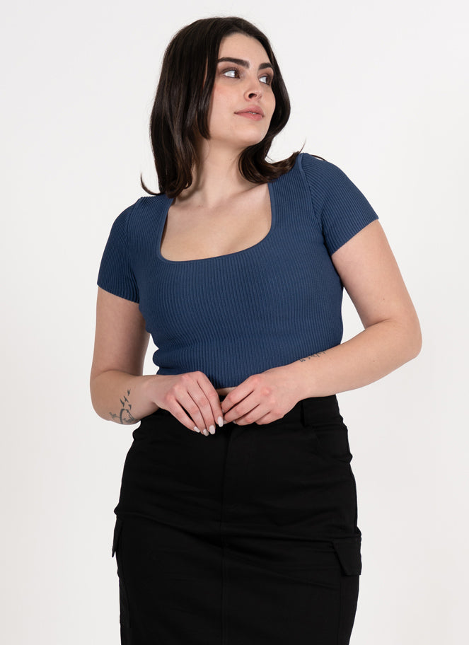Ottoman Square Neck Top