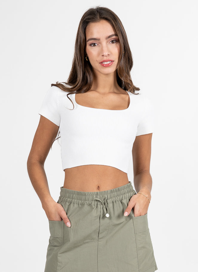 Ottoman Square Neck Top