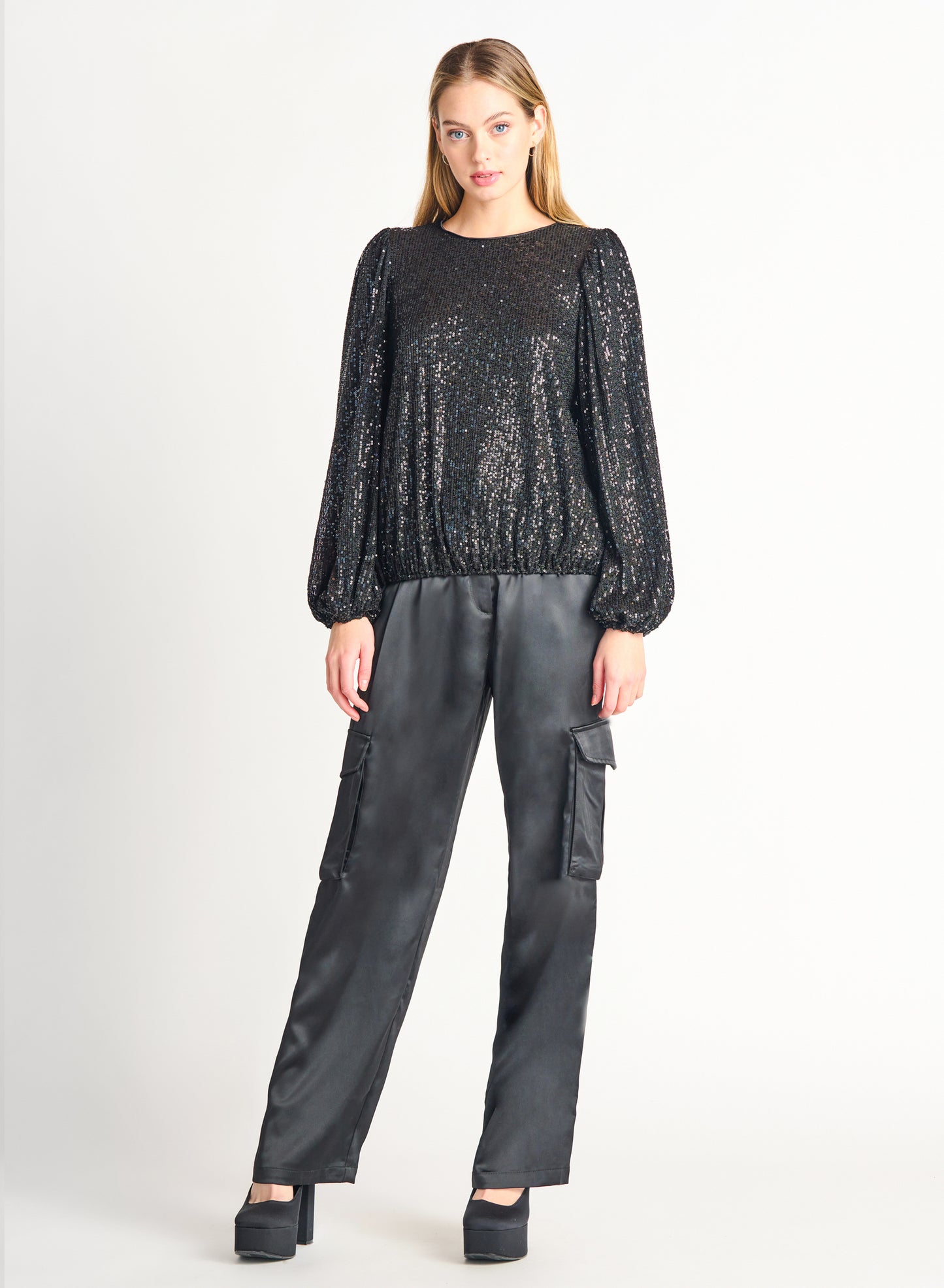 Dempsey Sequin Top