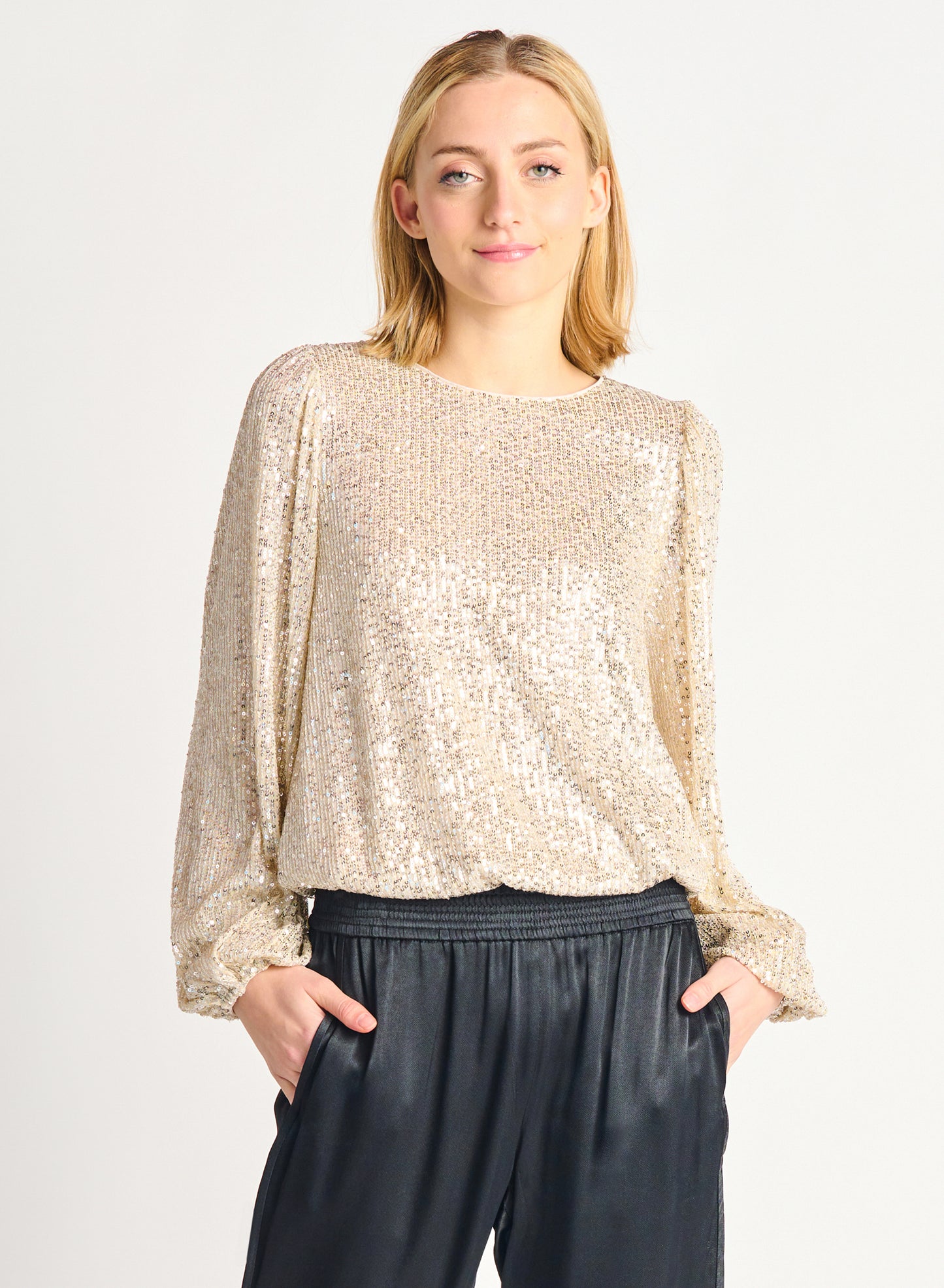 Dempsey Sequin Top