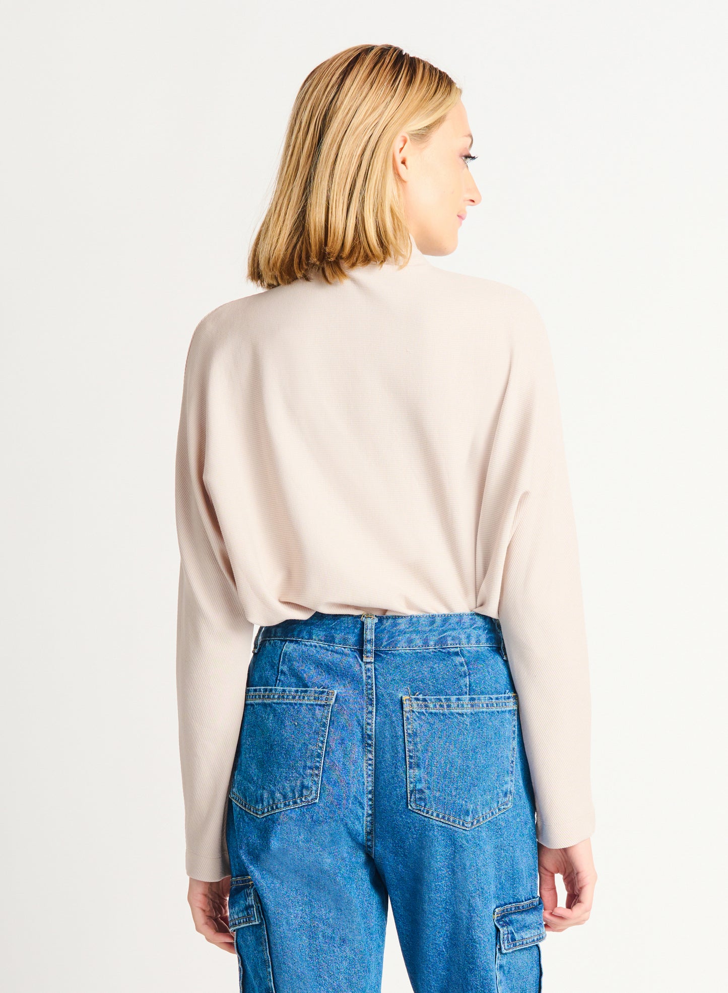 Beryl Mock Neck Top