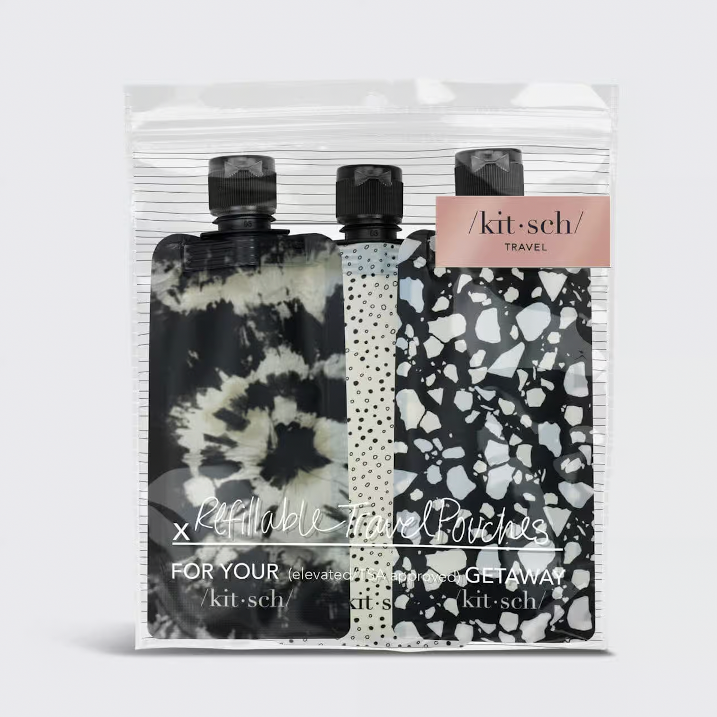 Refillable Travel Pouches