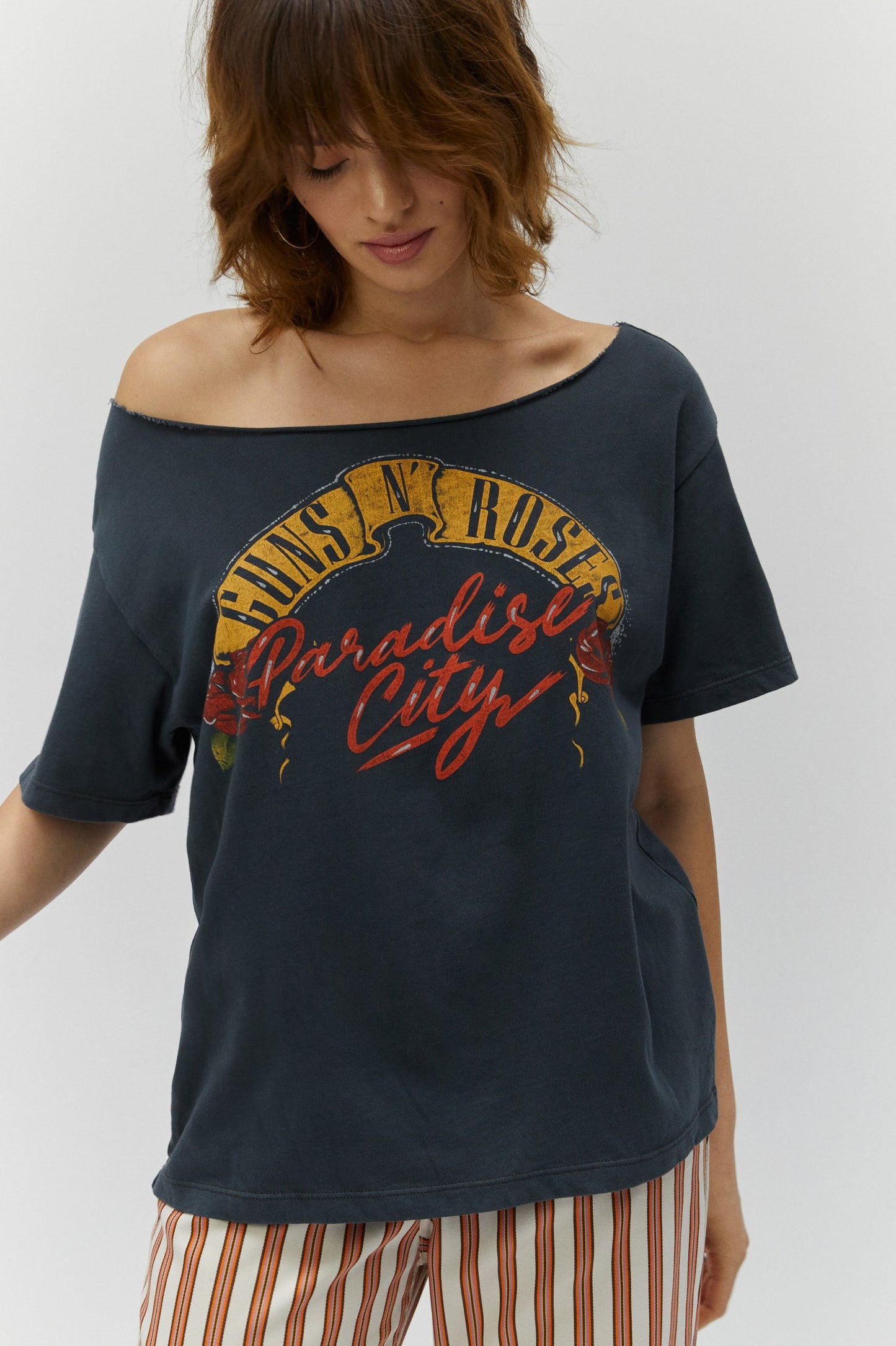 G'N'R Off Shoulder T - Paradise