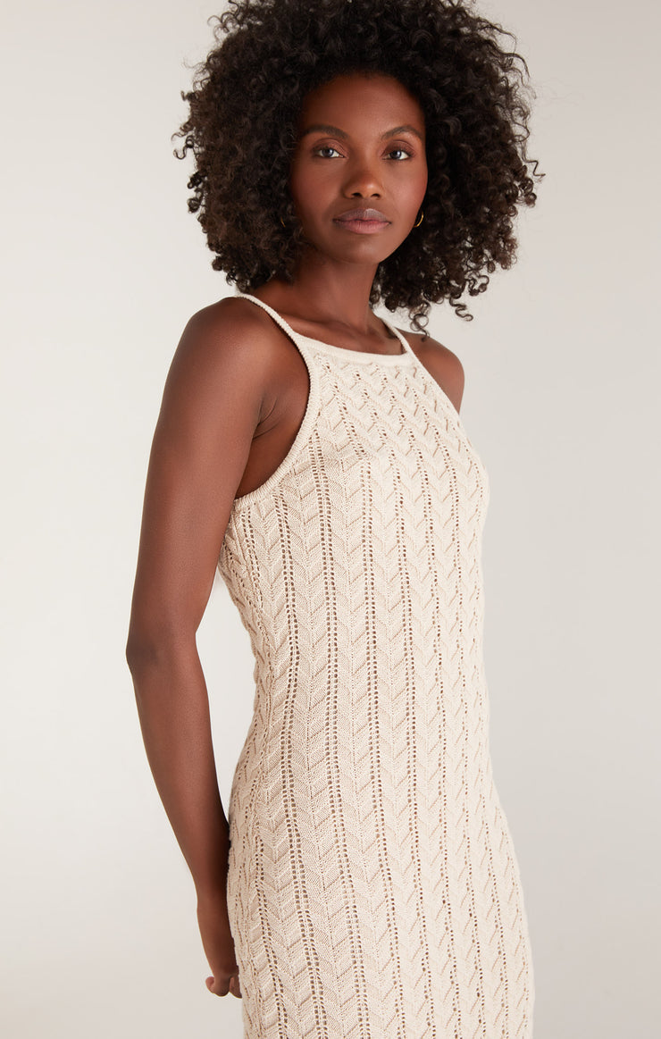 Camille Crochet Midi Dress