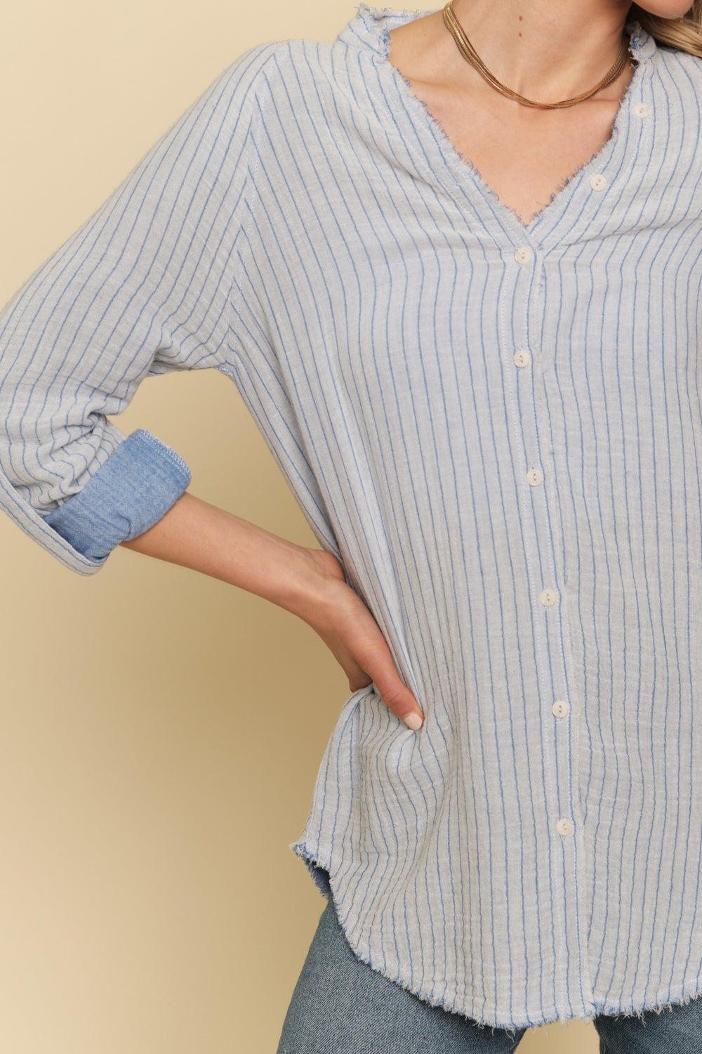 Hennessy Frayed Shirt