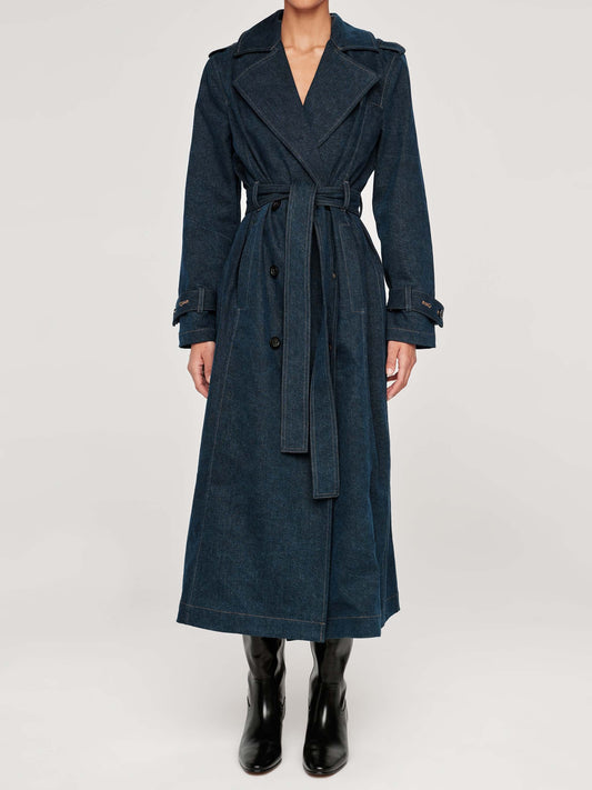 Denim Trench Coat