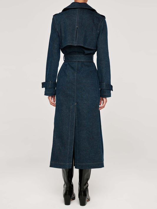 Denim Trench Coat