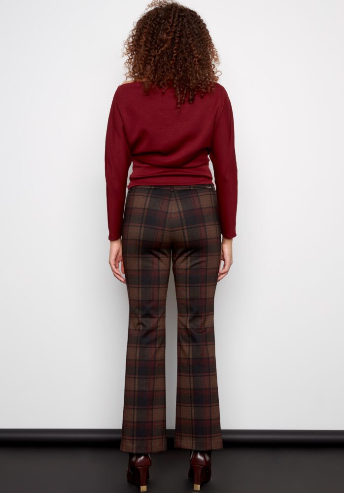 Axel Straight Plaid Pant