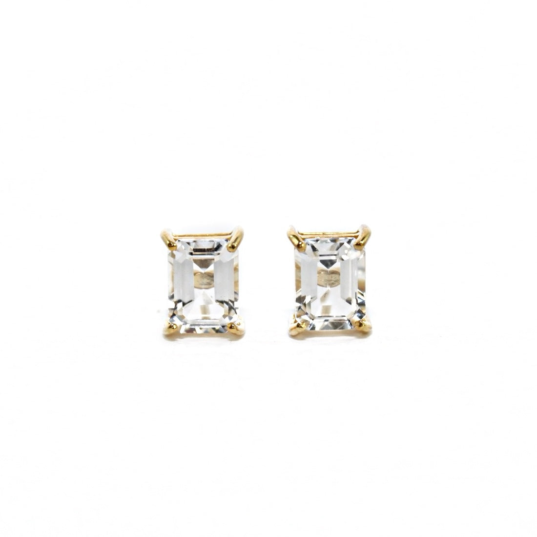 Baguette Solo Grande Earring - Gold