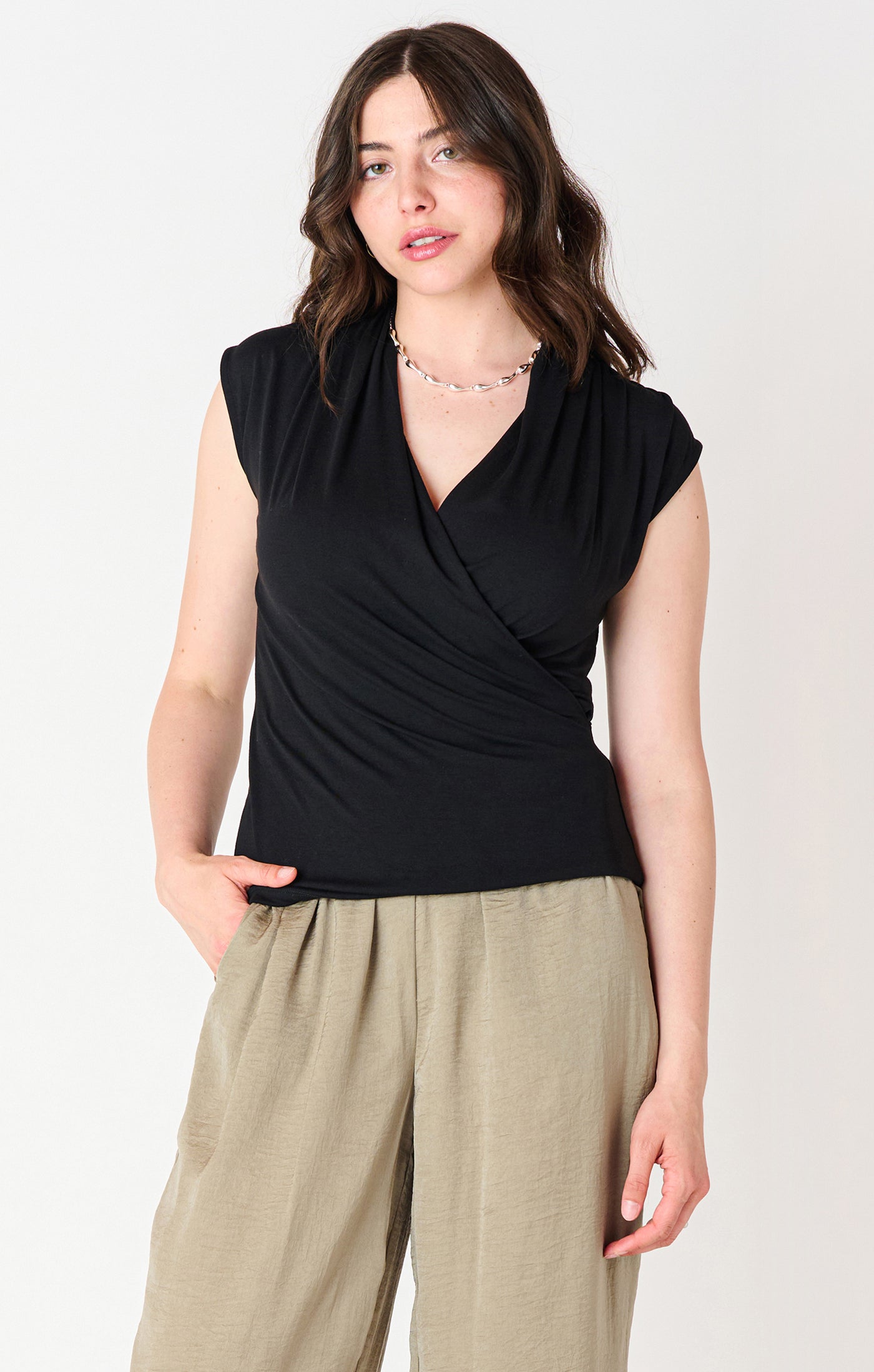 Naia Wrap Top