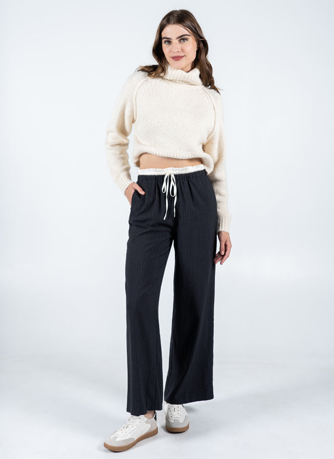 Double Waistband Pant