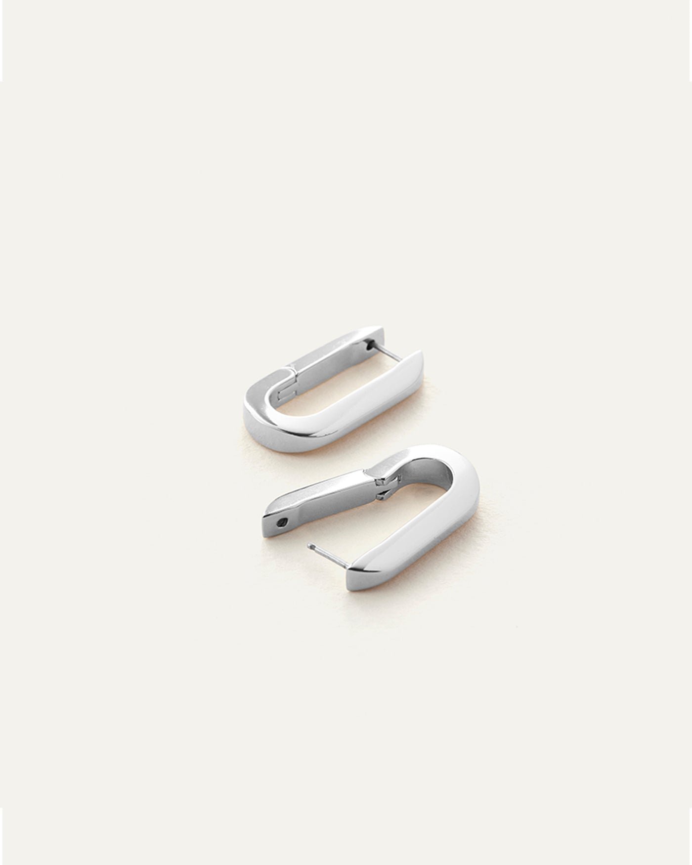 U-Link Earring - Silver