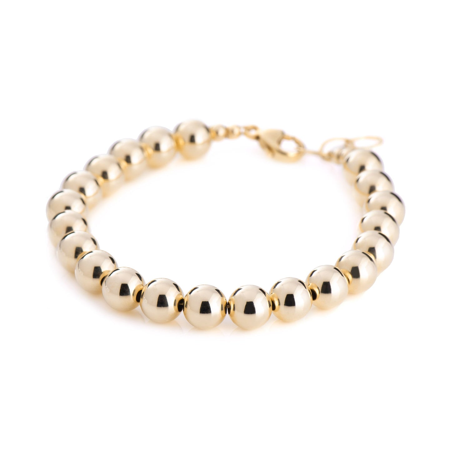 Ball Bracelet 8MM Gold