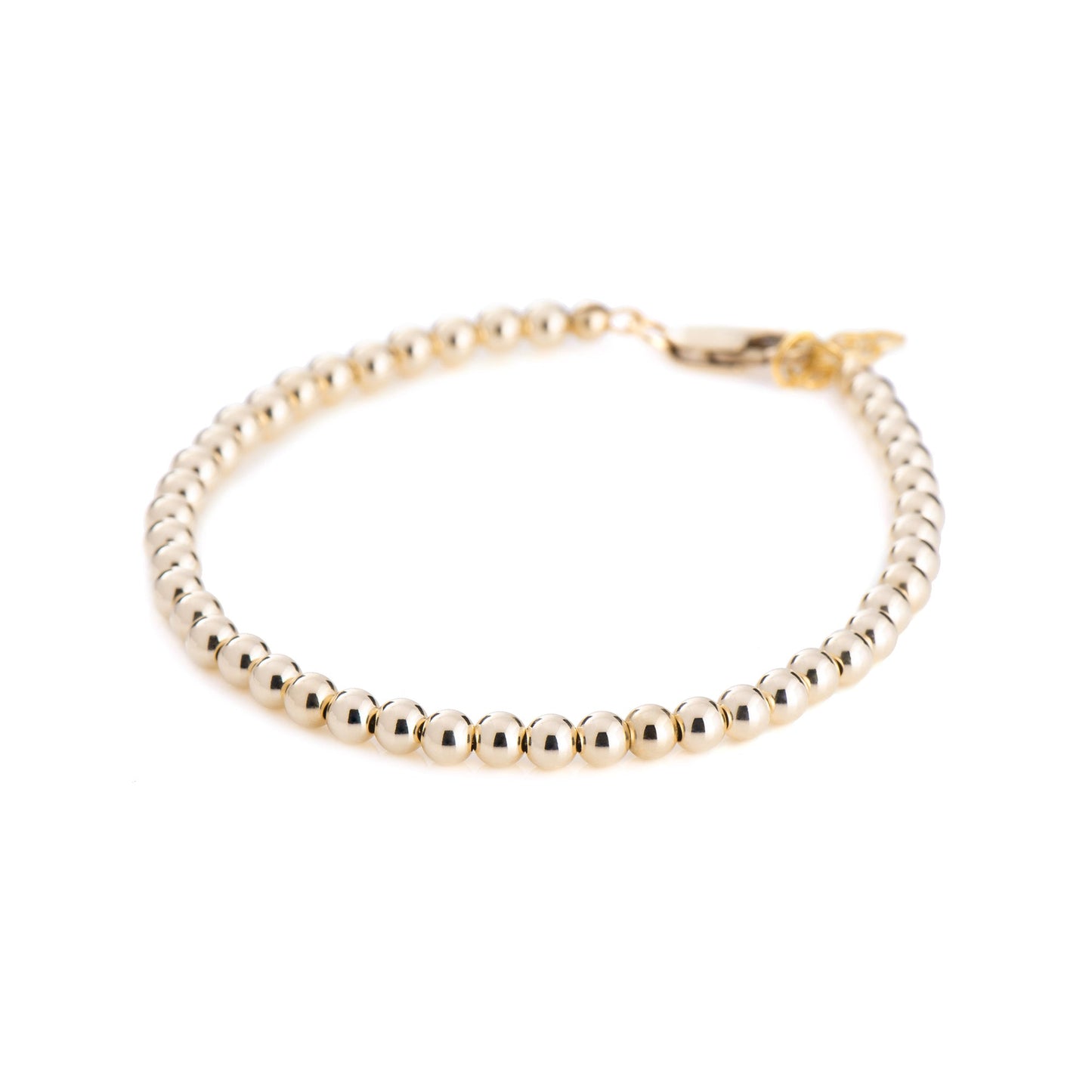 Ball Bracelet 4mm Gold