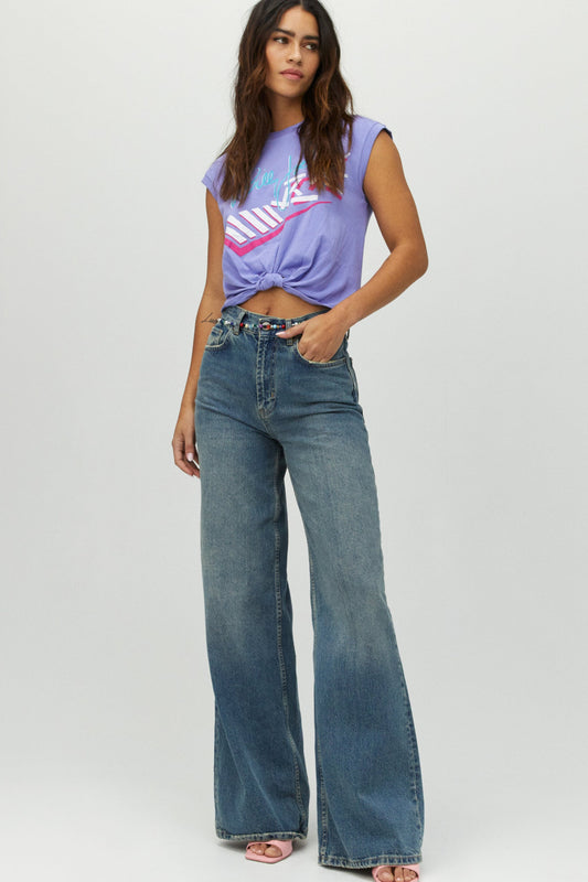 Billy Joel Front Tie Tank